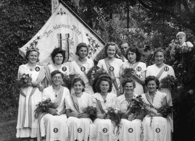 Ehrenjungfrauen des Sängerbundes